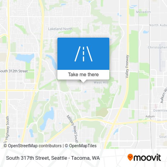 Mapa de South 317th Street