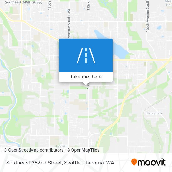 Southeast 282nd Street map