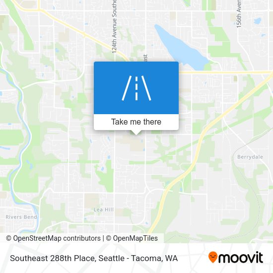 Southeast 288th Place map