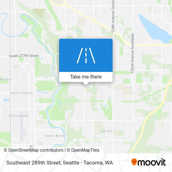 Mapa de Southeast 289th Street