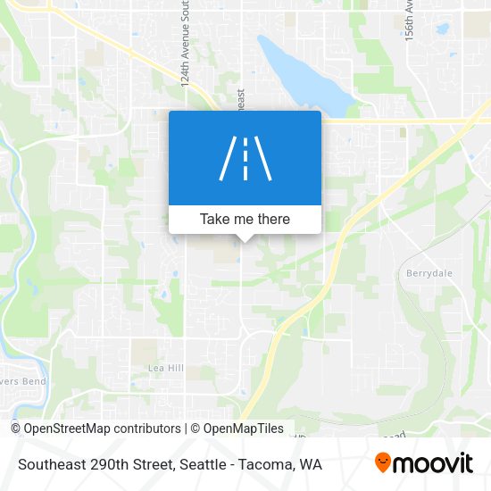 Southeast 290th Street map