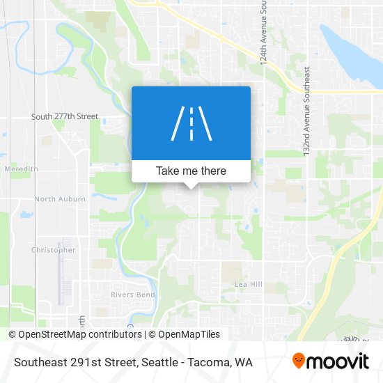 Southeast 291st Street map