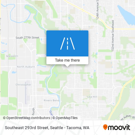 Southeast 293rd Street map