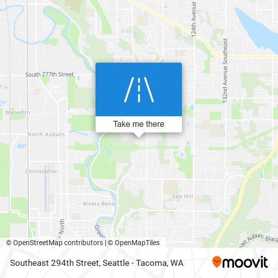 Southeast 294th Street map