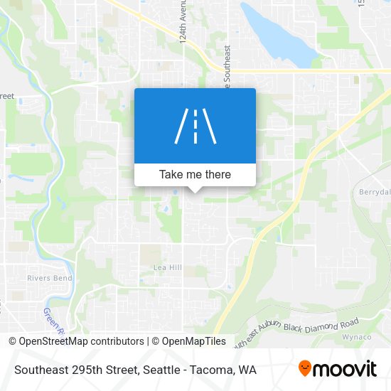 Southeast 295th Street map