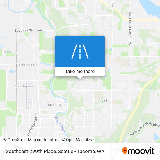 Southeast 299th Place map