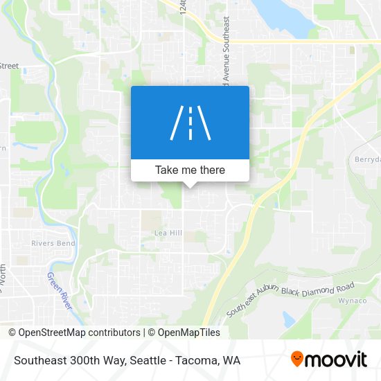 Southeast 300th Way map
