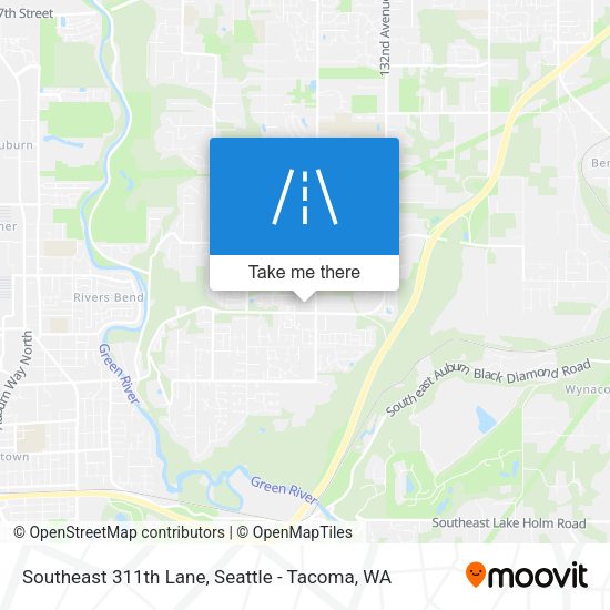 Southeast 311th Lane map