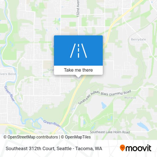 Southeast 312th Court map