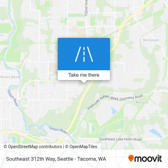 Southeast 312th Way map