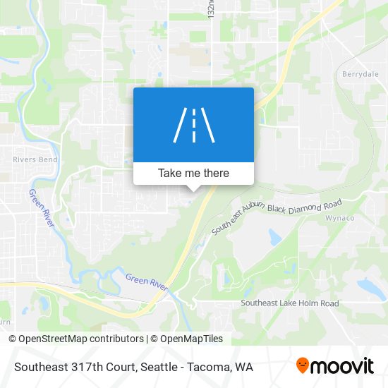 Southeast 317th Court map