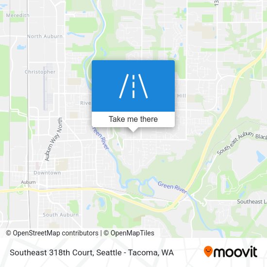 Southeast 318th Court map