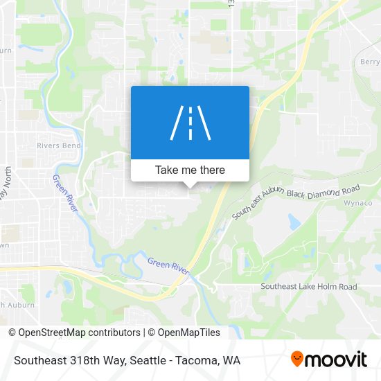 Southeast 318th Way map