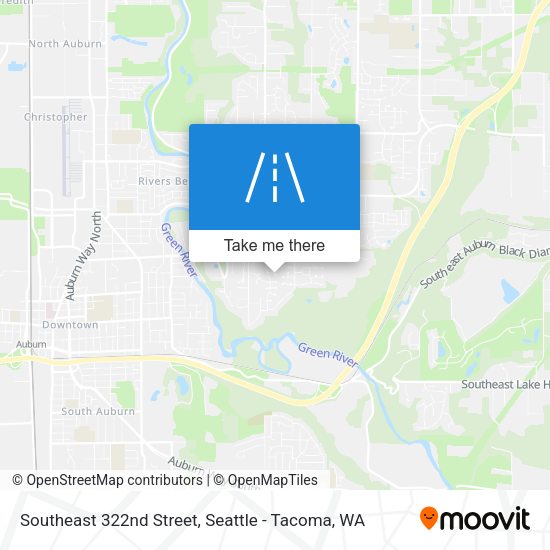Southeast 322nd Street map
