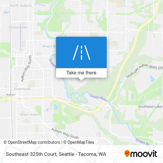 Southeast 325th Court map