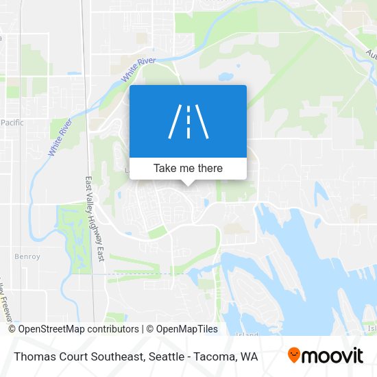 Mapa de Thomas Court Southeast