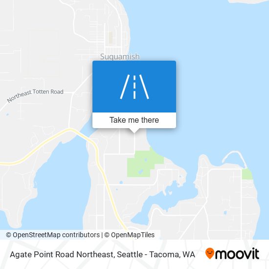 Mapa de Agate Point Road Northeast