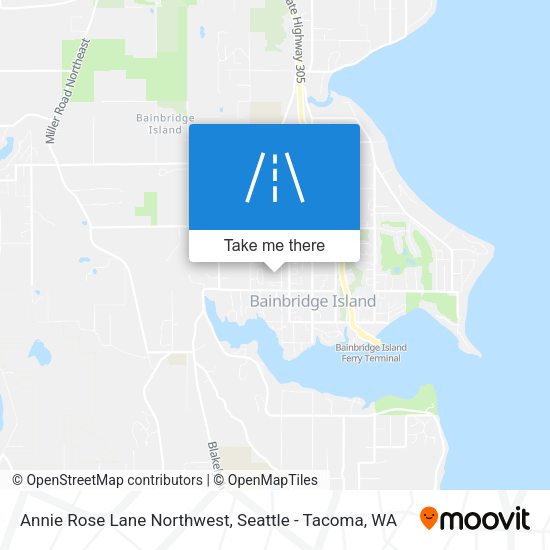 Annie Rose Lane Northwest map
