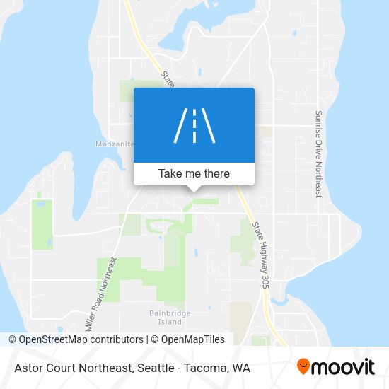 Astor Court Northeast map