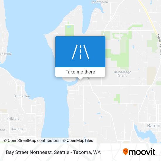 Bay Street Northeast map