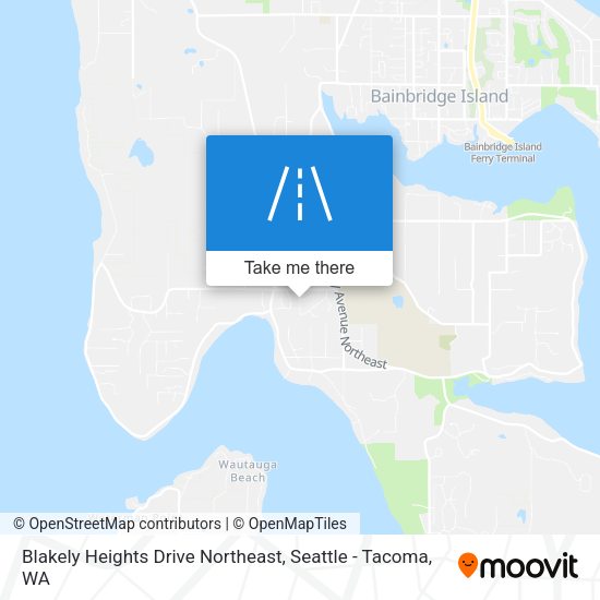 Mapa de Blakely Heights Drive Northeast