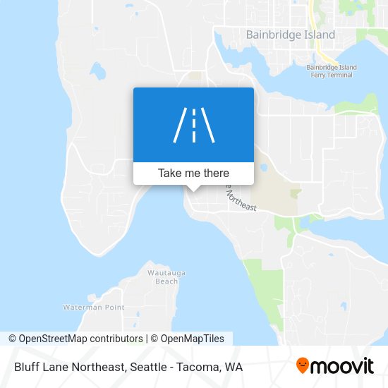 Mapa de Bluff Lane Northeast