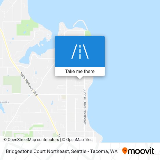 Mapa de Bridgestone Court Northeast