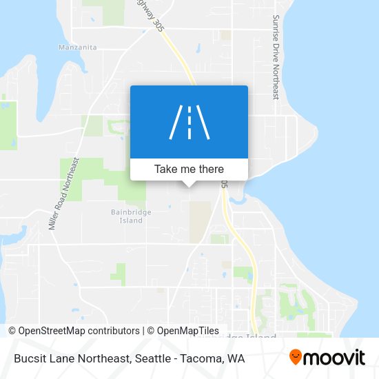 Bucsit Lane Northeast map