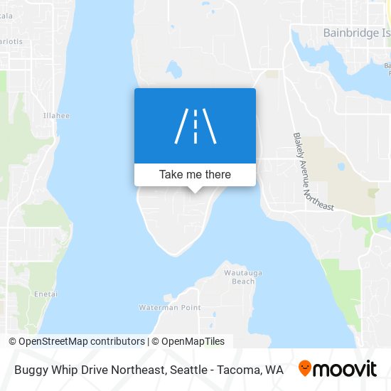Mapa de Buggy Whip Drive Northeast