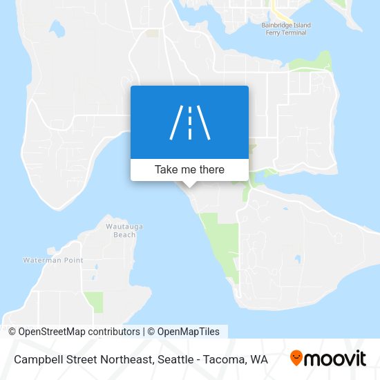 Campbell Street Northeast map