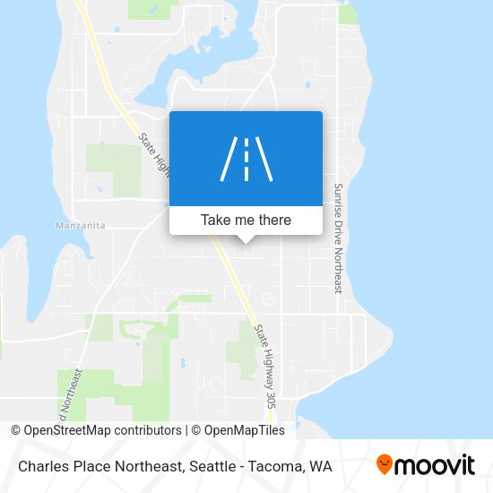 Charles Place Northeast map