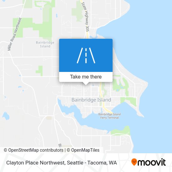 Mapa de Clayton Place Northwest