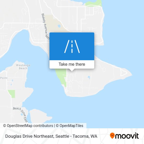 Mapa de Douglas Drive Northeast