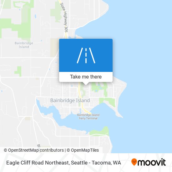 Mapa de Eagle Cliff Road Northeast