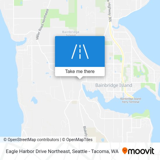 Eagle Harbor Drive Northeast map