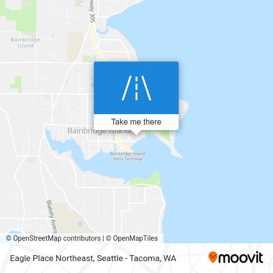 Eagle Place Northeast map