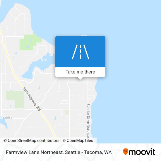 Mapa de Farmview Lane Northeast