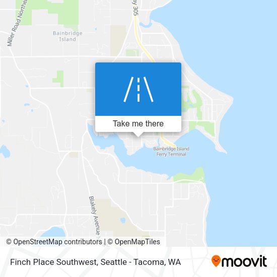 Finch Place Southwest map