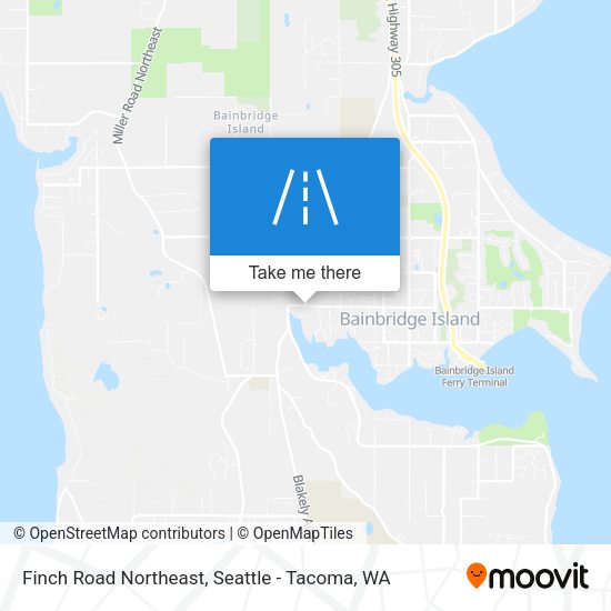 Mapa de Finch Road Northeast