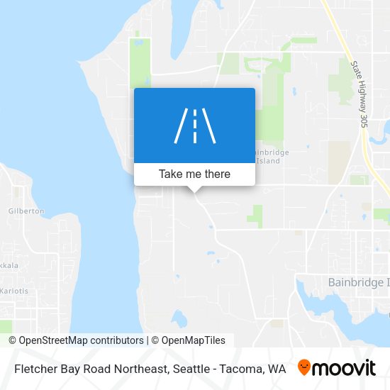 Fletcher Bay Road Northeast map