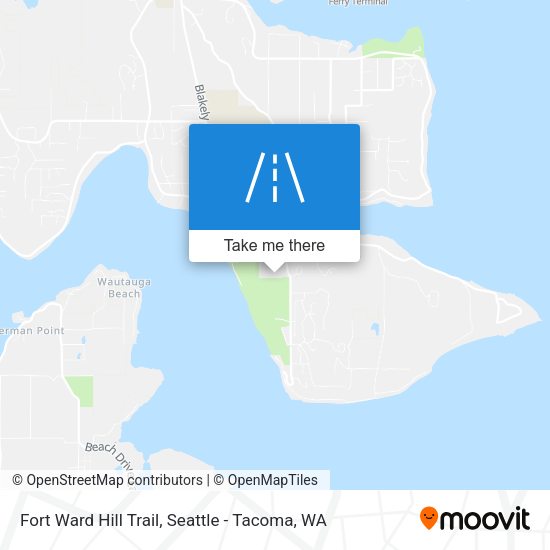 Mapa de Fort Ward Hill Trail