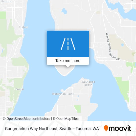 Gangmarken Way Northeast map