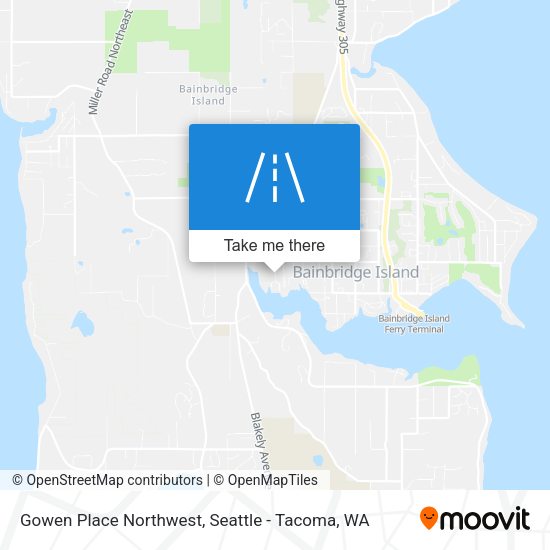Gowen Place Northwest map