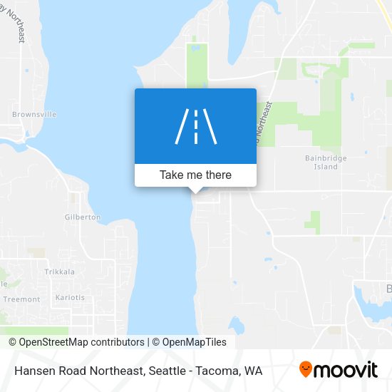 Hansen Road Northeast map