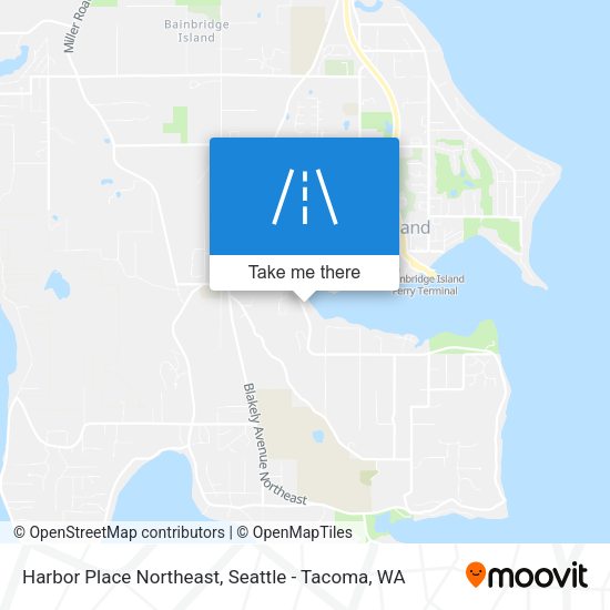 Harbor Place Northeast map