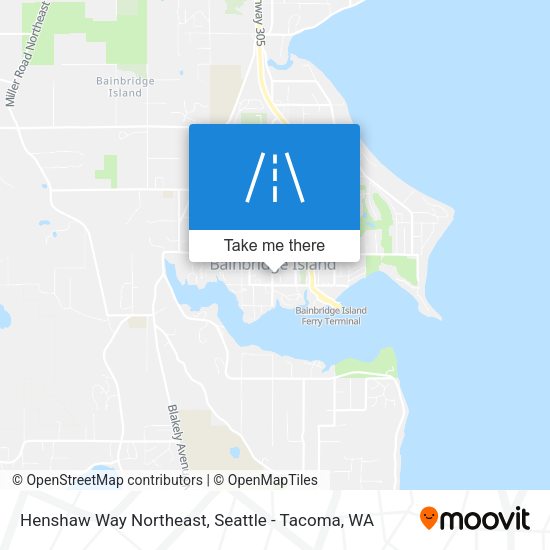 Mapa de Henshaw Way Northeast