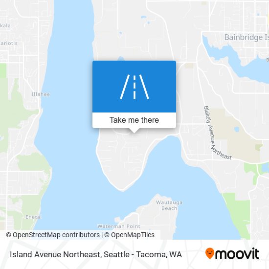 Mapa de Island Avenue Northeast
