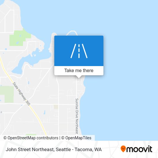 John Street Northeast map