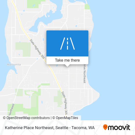 Katherine Place Northeast map