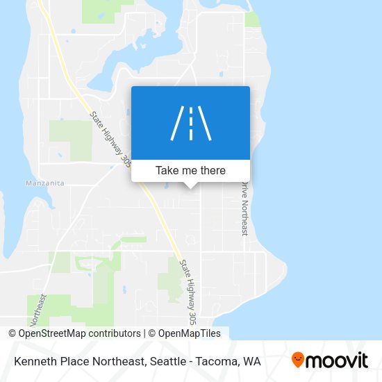 Mapa de Kenneth Place Northeast